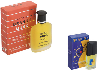 My Tunes Combo Orange Musk-ILU Eau de Toilette - 120 ml(For Men)