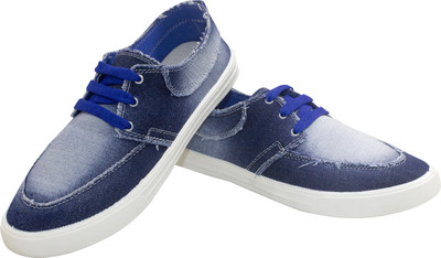 Foot-On Canvas Shoes For Men(Blue