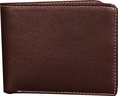 IRIS Designs Men Brown Artificial Leather Wallet(3 Card Slots)