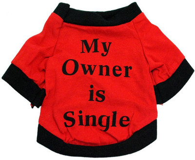 Futaba T-shirt for Dog(Red, Black