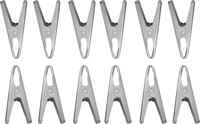 Jubilant Lifestyle Heavy Duty Medium Steel Multipurpose Cloth Clip(Set of 12, Silver)
Jubilant Lifestyle Heavy Duty Medium Steel Multipurpose Cloth Clip(Set of 12, Silver)