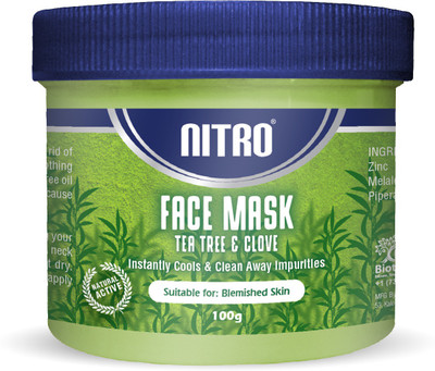 Nitro Face Mask With Tree Tea & Clove Oil(100 ml)