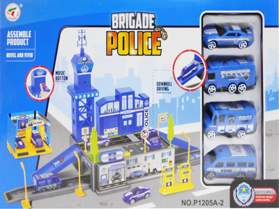 Emob DIY Easy to Police Brigade Station Assemble Set With Police Siren Sound(Blue)
Emob DIY Easy to Police Brigade Station Assemble Set With Police Siren Sound(Blue)