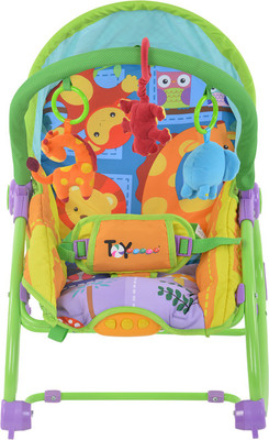 Toy House Rocking Chair n Baby Bouncer Electric Bouncer(Multicolor)