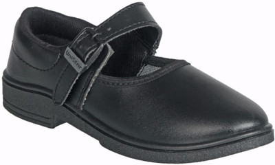 Unistar Girls Strap Monk Strap Shoes(Black