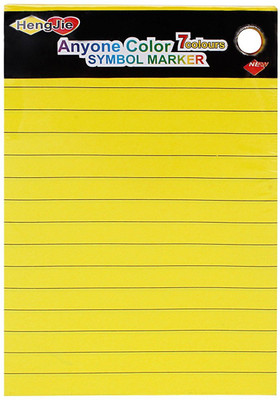 HengJie Self-Stick Sticky Note Pad, Ruled, Neon Colors, 6 x 4 inch, 140 Sheets Regular, 7 Colors(Set Of 1, Multicolor)
HengJie Self-Stick Sticky Note Pad, Ruled, Neon Colors, 6 x 4 inch, 140 Sheets Regular, 7 Colors(Set Of 1, Multicolor)