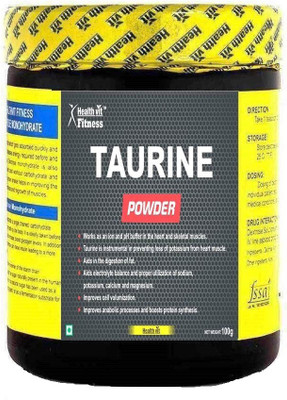 HealthVit Fitness Taurine Powder 100Gms Energy Drink(Unflavoured Flavored)