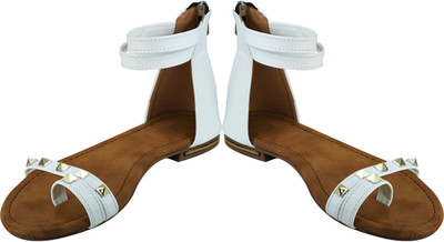 Rare Women White Flats
