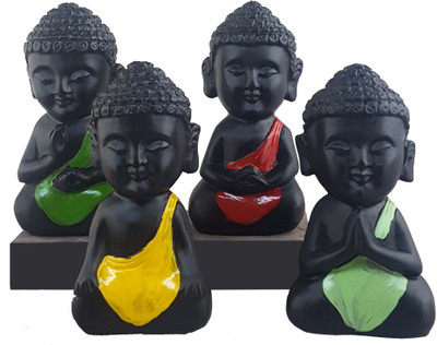DivineCrafts Set of 4 Child Monk Decorative Showpiece - 10.5 cm(Polyresin, Multicolor)
DivineCrafts Set of 4 Child Monk Decorative Showpiece - 10.5 cm(Polyresin, Multicolor)