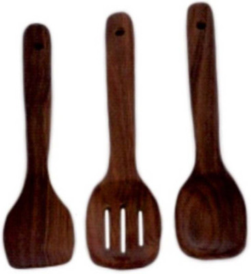 Khan Handicrafts Wooden Spatula(Pack of 3)