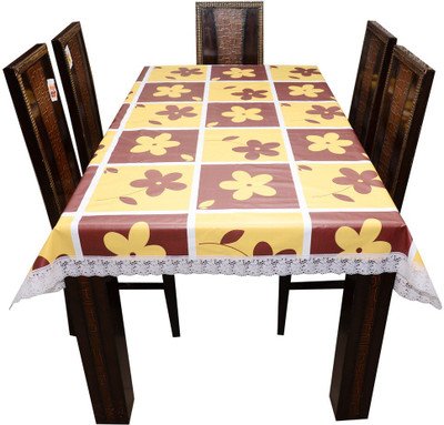 The Trendy Printed 8 Seater Table Cover(Multicolor, PVC)