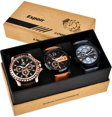 Espoir Combo BLK Kranti New Attractive Arrogant Watch - For Men