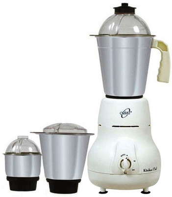 ORPAT KITCHEN CHEF 500 W Mixer Grinder(White, 3 Jars)