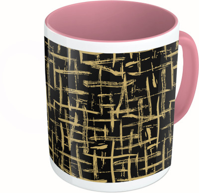 MiiCreations Printed Two Tone Pink And White Lines Pattern Ceramic Mug(325 ml)
MiiCreations Printed Two Tone Pink And White Lines Pattern Ceramic Mug(325 ml)