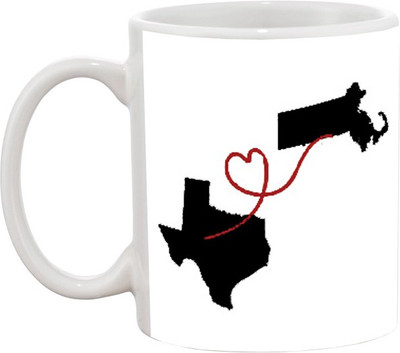 Ashvah Family 569 Ceramic Mug(350 ml), Multicolor
