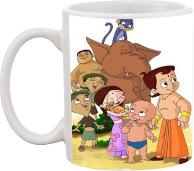 Ashvah Mug621 Ceramic Mug(350 ml), Multicolor