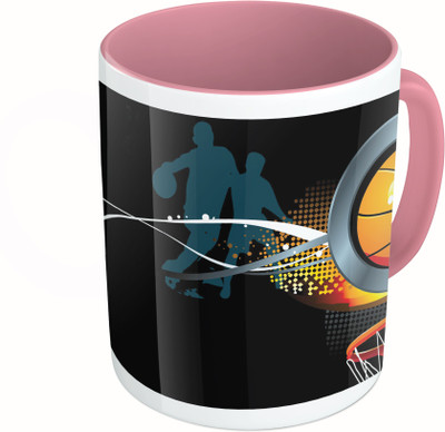 MiiCreations Printed Two Tone Pink And White Basketball Never Stops Ceramic Mug(325 ml)
MiiCreations Printed Two Tone Pink And White Basketball Never Stops Ceramic Mug(325 ml)