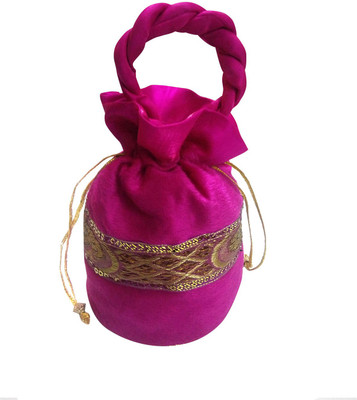 Shopoholics W-515 Potli(Pink)