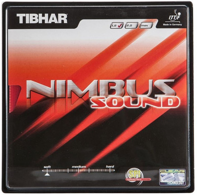 Tibhar NIMBUS SOUND 11.3 mm Table Tennis Rubber(Red)