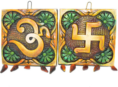 Sarvsiddhi Terracotta Swastik Om Door Hanging Decorative Showpiece - 3 cm(Terracotta, Multicolor)
Sarvsiddhi Terracotta Swastik Om Door Hanging Decorative Showpiece - 3 cm(Terracotta, Multicolor)