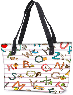 Snoogg Pack Of 2 Alphabets On Books Combo Tote Shopping Grocery Bag With Coin Pencil Purse Shoulder Bag(Multicolor, 15 L)
Snoogg Pack Of 2 Alphabets On Books Combo Tote Shopping Grocery Bag With Coin Pencil Purse Shoulder Bag(Multicolor, 15 L)