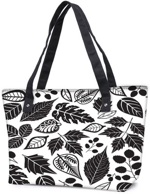 Snoogg Pack Of 2 Black Leaves Combo Tote Shopping Grocery Bag With Coin Pencil Purse Shoulder Bag(Multicolor, 5 L)
Snoogg Pack Of 2 Black Leaves Combo Tote Shopping Grocery Bag With Coin Pencil Purse Shoulder Bag(Multicolor, 5 L)