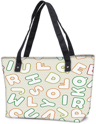 Snoogg Pack Of 2 White Alphabets Combo Tote Shopping Grocery Bag With Coin Pencil Purse Shoulder Bag(Multicolor, 5 L)
Snoogg Pack Of 2 White Alphabets Combo Tote Shopping Grocery Bag With Coin Pencil Purse Shoulder Bag(Multicolor, 5 L)