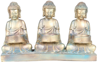 Apkamart Handicraft Buddha Tea Light Holder - Decorative Candle Stand Showpiece for Home Decor and Gifts Polyresin 3 - Cup Tealight Holder(Multicolor, Pack of 1)
Apkamart Handicraft Buddha Tea Light Holder - Decorative Candle Stand Showpiece for Home Decor and Gifts Polyresin 3 - Cup Tealight Holder(Multicolor, Pack of 1)