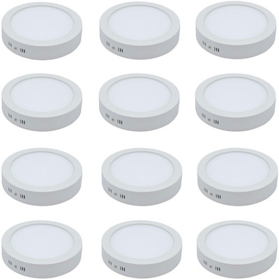 Glamox Surface light 12 watt round warm white pack of 12 Flush Mount Ceiling Lamp
Glamox Surface light 12 watt round warm white pack of 12 Flush Mount Ceiling Lamp