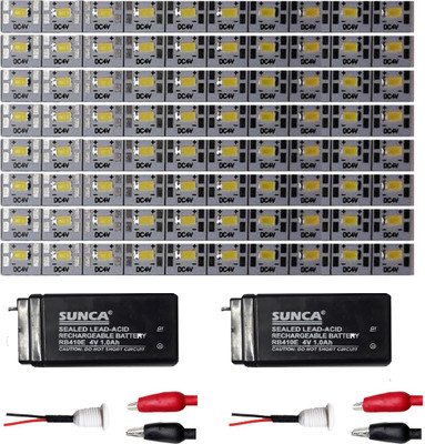 Elph 4 V DC Rigid Aluminium Strip mounted 80 LEDs, 2 Pc I Ah Rechargeable battery, 2 Charging cable, 2 set Crocodile clip Electronic Components Electronic Hobby Kit
Elph 4 V DC Rigid Aluminium Strip mounted 80 LEDs, 2 Pc I Ah Rechargeable battery, 2 Charging cable, 2 set Crocodile clip Electronic Components Electronic Hobby Kit