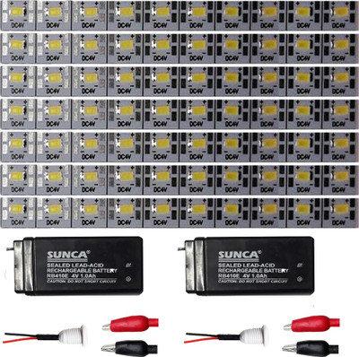 Elph 4 V DC Rigid Aluminium Strip mounted 70 LEDs, 2 Pc I Ah Rechargeable battery, 2 Charging cable, 2 set Crocodile clip Electronic Components Electronic Hobby Kit
Elph 4 V DC Rigid Aluminium Strip mounted 70 LEDs, 2 Pc I Ah Rechargeable battery, 2 Charging cable, 2 set Crocodile clip Electronic Components Electronic Hobby Kit