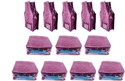 Addyz Sales Designer 5 Inch Height Side Transparent Large Saree and Blouse Organizer Set of 12(Purple)
Addyz Sales Designer 5 Inch Height Side Transparent Large Saree and Blouse Organizer Set of 12(Purple)