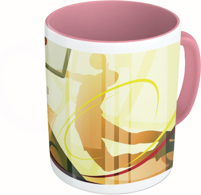 MiiCreations Printed Two Tone Pink And White BasketBall Vector Ceramic Mug(325 ml)
MiiCreations Printed Two Tone Pink And White BasketBall Vector Ceramic Mug(325 ml)