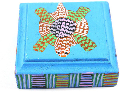 India Meets India Gond Painting Wooden Paper Weights with Matte Finish(Set Of 1, Blue)
India Meets India Gond Painting Wooden Paper Weights with Matte Finish(Set Of 1, Blue)