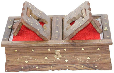 Apkamart Handicraft Holy Book Holder - Decorative Book Box for Puja Room Decor and Gifts Wooden Brown Book Rest(Width (Open) = 34 cm : Height (Open) = 20 cm)
Apkamart Handicraft Holy Book Holder - Decorative Book Box for Puja Room Decor and Gifts Wooden Brown Book Rest(Width (Open) = 34 cm : Height (Open) = 20 cm)