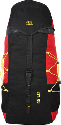 J R Bags Ranger 45 Liters Top Load Rucksack - 45 L(Red)
