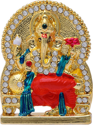 Kulin God Ganesh | Ganpati | Lord Ganesha Idol | Statue For Car Dashboard | Home Decor | Gifting Decorative Showpiece - 5 cm(Alloy, Multicolor)
Kulin God Ganesh | Ganpati | Lord Ganesha Idol | Statue For Car Dashboard | Home Decor | Gifting Decorative Showpiece - 5 cm(Alloy, Multicolor)