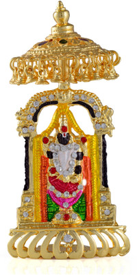Kulin Lord Tirupathi Balaji Idol For Car Dashboard | Home Decor | Gifting Decorative Showpiece - 9.7 cm(Alloy, Multicolor)
Kulin Lord Tirupathi Balaji Idol For Car Dashboard | Home Decor | Gifting Decorative Showpiece - 9.7 cm(Alloy, Multicolor)