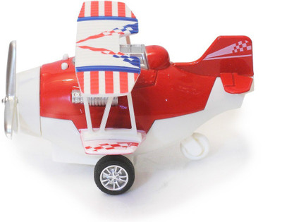 The Flyer's Bay Metal Bi-Plane Air Plane Model Decor Toy Collectible with Sound , Working Wings & Lights Die Cast Version)(Red)
The Flyer's Bay Metal Bi-Plane Air Plane Model Decor Toy Collectible with Sound , Working Wings & Lights Die Cast Version)(Red)