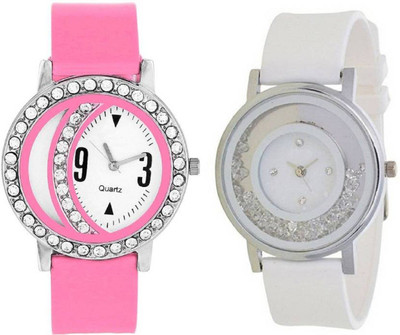 SPINOZA diamond studded pink moon and white movable diamond beads in dial Watch - For Girls
SPINOZA diamond studded pink moon and white movable diamond beads in dial Watch - For Girls