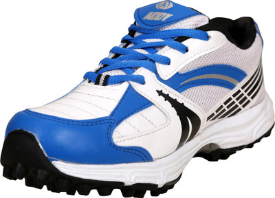 ADDY Cricket Shoes For Men(Blue, White, Blue and white