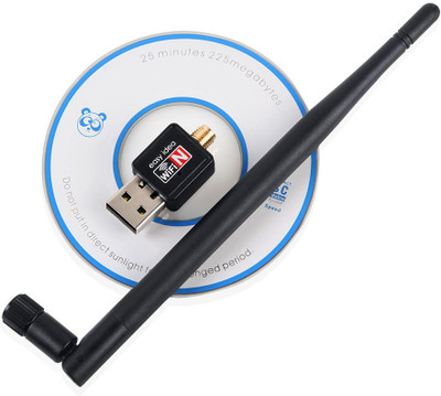 Mini Premium High Speed Wifi Dongle 802.11N (with Antenna) Wireless USB Adapter(Black)
Mini Premium High Speed Wifi Dongle 802.11N (with Antenna) Wireless USB Adapter(Black)