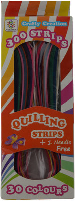 PTCMart PTCMART 3MM 300 Ps Strips Quilling