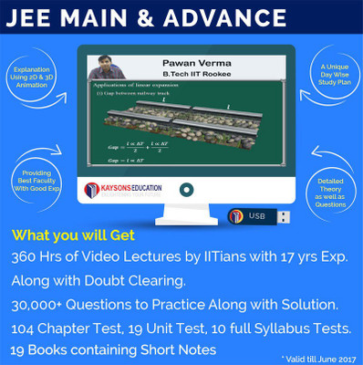 Kaysons Education JEE 2019 Main & Advanced (PCM) By IITians With 17 Years Of Exp Complete Package(Pendrive)
Kaysons Education JEE 2019 Main & Advanced (PCM) By IITians With 17 Years Of Exp Complete Package(Pendrive)