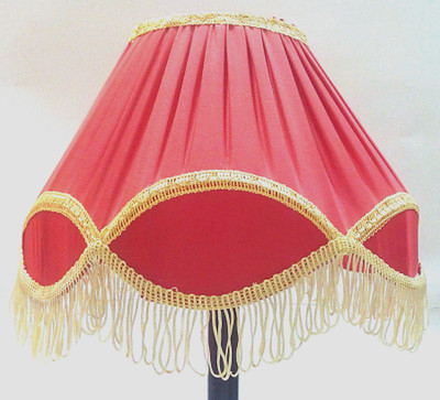 RDC 10" Round Red with Golden Border with Frills - B22 Holder Ring Size Table Lamps Lamp Shade(Cotton)
RDC 10" Round Red with Golden Border with Frills - B22 Holder Ring Size Table Lamps Lamp Shade(Cotton)