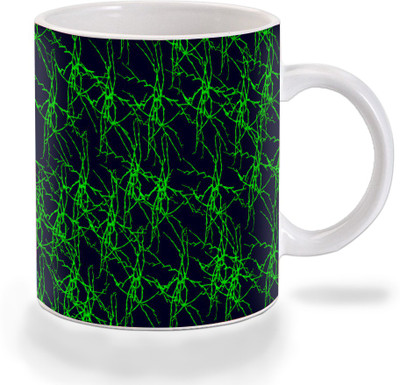Mooch Wale Mooch Wale Green Electric Pattern Ceramic Ceramic Mug(325 ml), Multicolor
Mooch Wale Mooch Wale Green Electric Pattern Ceramic Ceramic Mug(325 ml), Multicolor