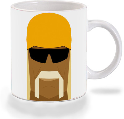 Mooch Wale Mooch Wale Hulk Hogan Ceramic Ceramic Mug(325 ml), Multicolor