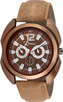 D'Milano BLK043 Italian Watch - For Men