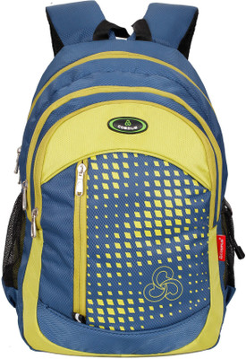 Cosmus Maxmoon Navy Blue School Bag 38 L Backpack(Multicolor), Navy blue;yellow