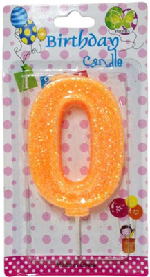 Funcart Numerical Zero Shape Glitter Orange Color Candle Candle(Orange, Pack of 1)
Funcart Numerical Zero Shape Glitter Orange Color Candle Candle(Orange, Pack of 1)